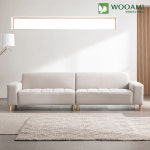 우아미 리사 4인용 아쿠아텍스 패브릭 소파 : 우아미가구스토어