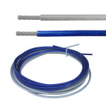 코팅 와이어로프 빨래줄 다용도 3x5mm 1M : e09mart