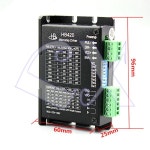 2상 57 하이브리드 Nema 42 스테퍼 서보 드라이버 키트 42BYG250 2A 1.0N.m 60mm 1200rpm 모터 + 2HB420 드라이브 : 은가비Mall