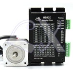 2상 57 하이브리드 Nema 42 스테퍼 서보 드라이버 키트 42BYG250 2A 1.0N.m 60mm 1200rpm 모터 + 2HB420 드라이브 : 은가비Mall