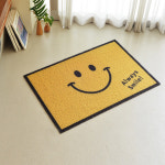 스마일 웰컴 사무실 매장 상가 식당 현관 웰컴 발판 업소 출입구 발매트 미끄럼방지발판 : 공감프레임