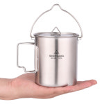 로버 야외 캠핑 머그잔 75ml 5oz 스테인레스 스틸 휴대용 워터 컵 커피 우유 : 베이비 무무