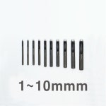 [가죽고수 - B0100] 원형펀치 A 1~10mm 가죽 공구 공예 도구 펀치 세트 : 가죽고수