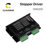 스테퍼 Cloudray DM320S 2 상 스테퍼 모터 Driver18-40 VDC 0.3-2.2A Nema17 컨트롤러 CNC 조각 기계 : happy스토아