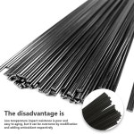 용접봉 40pc 200mm PP 플라스틱 용접봉 자동차 범퍼 수리 용접기 도구에 대 한 저온 스틱 납땜 용품 : happy스토아