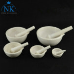 1PCS 직경 60mm 80mm 100mm 130mm 160mm 실험실 도자기 박격포 및 유 봉 화이트 혼합 연 삭 그릇 세트 : 잇슈스토어A