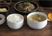 바름 도자기 밥그릇 밥공기 : 건강한 식탁