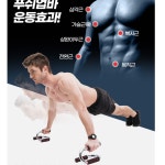 푸쉬업기구 푸시업 바 그립 손잡이 팔굽혀펴기 운동 : 렙톤