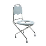 욕실 철제 안전 실내 재활 병동 성인 경로당 샤워실 간이 변기 의자 의료용 : 미라클글로벌2