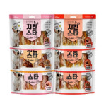 강아지 치킨스타 큐브 스틱 슬라이스 껌 300g 애견 육포 간식 : 댕냥아놀자