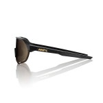 100% S2, 매트 블랙-소프트 골드 미러 렌즈 : 100퍼센트 공식 스토어