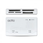 Actto 엑토 올인원 카드리더기 CRD-36 USB 2.0 블랙/화이트 : 다올오피스