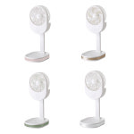 폭발성 충전 휴대용 접는 팬 홈 기숙사 usb 음소거 데스크탑 큰 바람 데스크탑 조명 : 라온누리직구몰