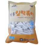 냉동 밀떡볶이 1kg 업소용 떡볶이떡 쫄깃한 밀앤스토리 샤인쿡 밀떡 : 77마켓