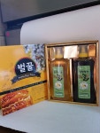함평청정 자연산 벌꿀 아카시아꿀 1kg + 밤꿀 1kg 튜브형 2병 : 함평청정꿀