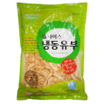 한미식품 슬라이스 유부냉동 1kg : 냉동식품