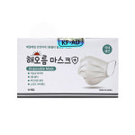 해오름 국산 일회용 덴탈마스크 KFAD 3중 대형 흰색 50매입 여름용 : 마스크샾
