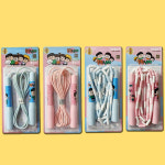 흔한남매 줄넘기 구슬 점핑UP 어린이용 PVC 체육 운동 유아 kc인증 블루 핑크 : 팬시토이