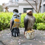 비둘기퇴치 새 모형 독수리 정원 장식 배란다 농가 : 직구라이더