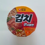 농심 김치 큰사발 컵라면 32개 : 청화마트