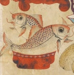 옥돔 책거리 8폭 민화도안 서재 인테리어 소품 민화컬러링 diy 민화화실  방과후 수업자료 : 민화리본