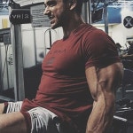 시원편한쿨 고탄력 로고 라운드 머슬핏 반팔티 면 폴리 슬림핏 근육벌크무지박스 짐웨어캐주얼 : 발효커피