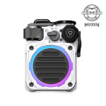 MUZEN 사이버큐브 스탠다드 뮤젠 휴대용 LED 블루투스스피커 화이트 : 아이스카이샵