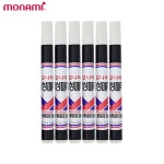 모나미 유성매직 흑 12개입 : 신형상사