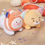 카카오프렌즈 오션바이브 베이비필로우 거북이 라이언 아쿠아 어피치 카카오 캐릭터 인형선물 : 써니어나인