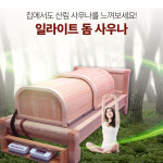 수목토 일라이트 돔 사우나 세라믹 편백나무 찜질기 : 수목토 일라이트
