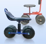 밭 매기 농사 고구마 감자 비닐하우스 작업 고추 따는 주말 농장 효도 회전 밭농사 의자 : DY스토어