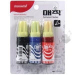 유성매직 모나미 병매직 3P 흑청적색 유성마카 매직팬 : 굿 캐치