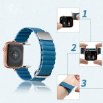 애플워치 스트랩 가죽 스트랩 iwatch 시리즈 7 SE 6 5 4 3 2 41mm 45mm 럭셔리 지능형 시계 밴드 애플 시계 밴드 38mm 42mm 44mm 40mm... 