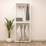 퍼니랙 드레스룸 가구 수납장 조립식 철제 행거 시스템 옷장 : 주식회사 가구몰