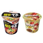 무료배송 농심 소컵 짜파게티 범벅x12컵+튀김우동x12컵 : 배꼽마켓