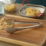 티디마켓 주방 고기집게 요리 핀셋 미니 스텐 삼각 가위형 집게 24cm : 티디마켓