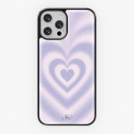 [Heart beam purple] 아이폰 갤럭시 핸드 폰 케이스 폭신 젤리 에폭시 범퍼 : 타이어체리