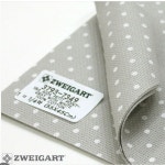 쯔바이 자수원단 18카운트-AIDA-PETIT POINT-GRAY WITH WHITE/3793-7349 : 아셀십자수