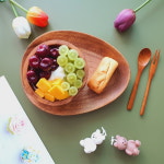 우드 요거트볼 시리얼볼 세트 나무그릇 디저트 샐러드 보울 감성 카페 집들이 다이어트 : 행복이 깃드는 다올공간