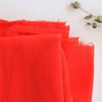 [대폭]린넨코튼스판-쏘잇츠(레드) : 홈즈패브릭