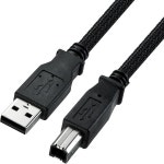 산와서플라이 USB2.0 AM-BM 나일론메쉬 케이블 KU20-NM 3m, 1개 : 유그린스토어