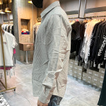[논현 더팩토리](당일) [AMI] 22SS 아미 하트 로고 스트라이프 버튼 다운 셔츠  블랙 화이트 (HSH113 471 004) : 논현 더팩토리 명품편집샵