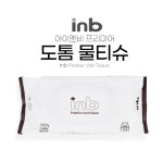 [3개월이내제조] 아이앤비 프리미어 도톰 물티슈(캡형) 72매 10개묶음/두꺼운물티슈 : 스마트리빙
