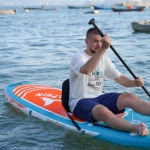 SUP 패들보드 funwater 공기주입식 서핑 패들보트 티키 : 미꾸스