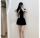 집업 슬리브 모노키니 원피스수영복 비치룩 리조트룩 : 올썸머