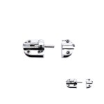 공공화장실 빗장잠금 욕실 샤워실 파티션 큐비클 빗장고리 : 포브릿지