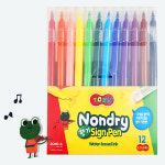 동아 토루 논드라이 향기 사인펜 nondry 12색 싸인펜 : 넘버원문구도매