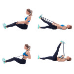 홈트 턱걸이 철봉 라텍스 파워 튜빙 스트레칭 풀업 밴드 7단계 : 바른생활주식회사