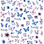 나비  꽃 네일스티커 F678 키치네일 : 네일매니아