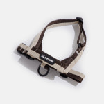 브라운색 몽크닉 하네스 L 사이즈 : 깜순이와별이